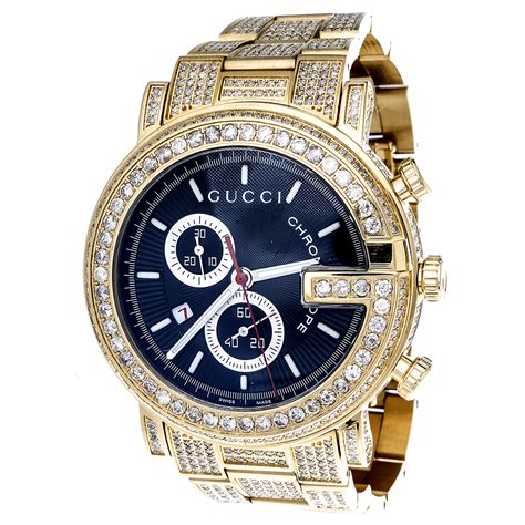 gucci watch on sale mens|gucci diamond watches for men.